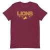 Lions Wrestling Club Maroon Short Sleeve T-Shirt