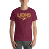 Lions Wrestling Club Maroon Wrestling Dad T-Shirt