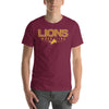 Lions Wrestling Club Maroon Senior Dad T-Shirt