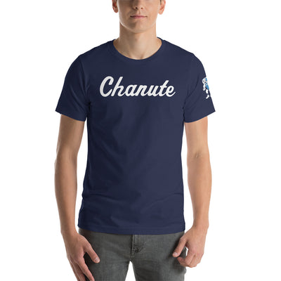 Chanute HS Wrestling (with left sleeve) Unisex Staple T-Shirt