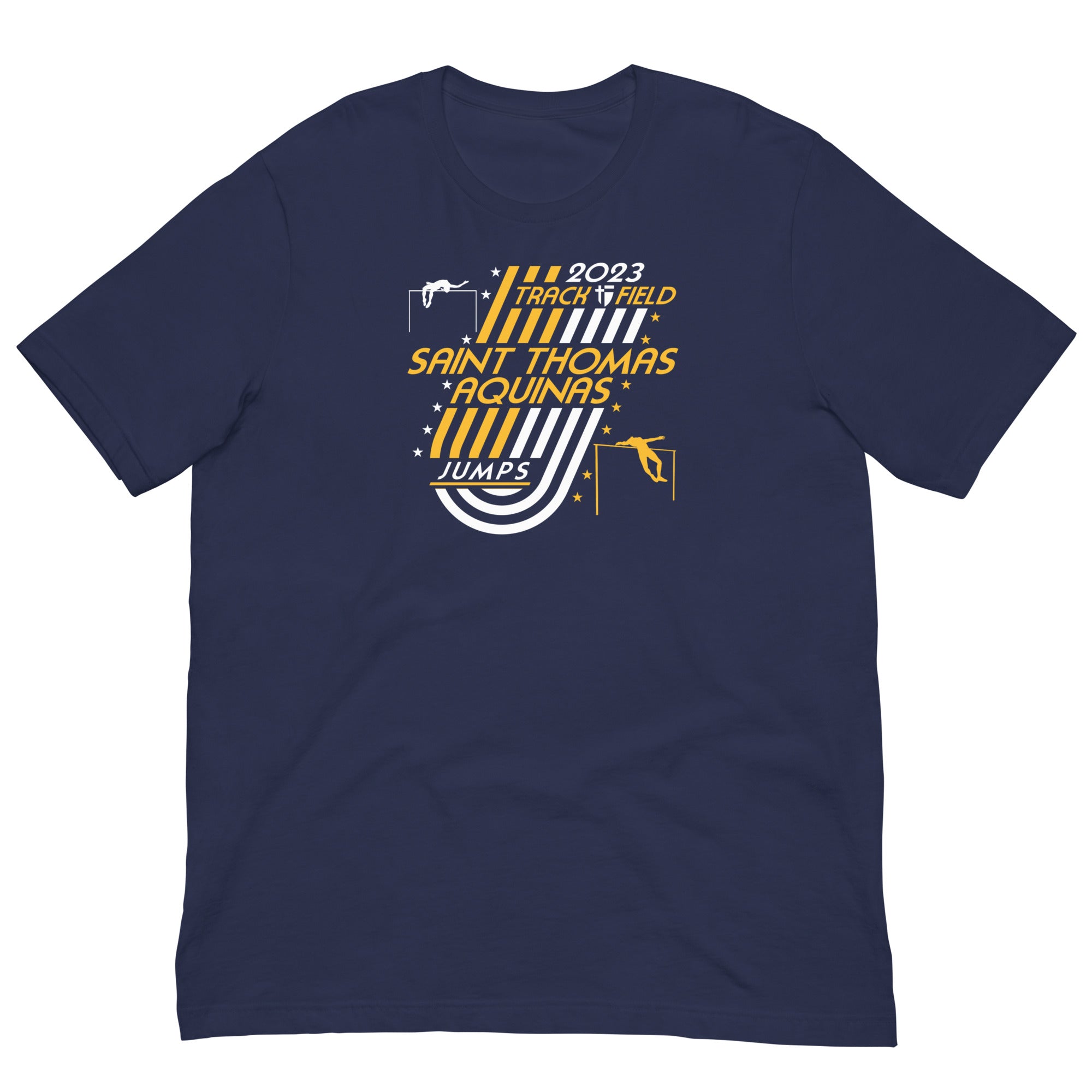 Saint Thomas Aquinas Track & Field Jumps Unisex Staple T-Shirt