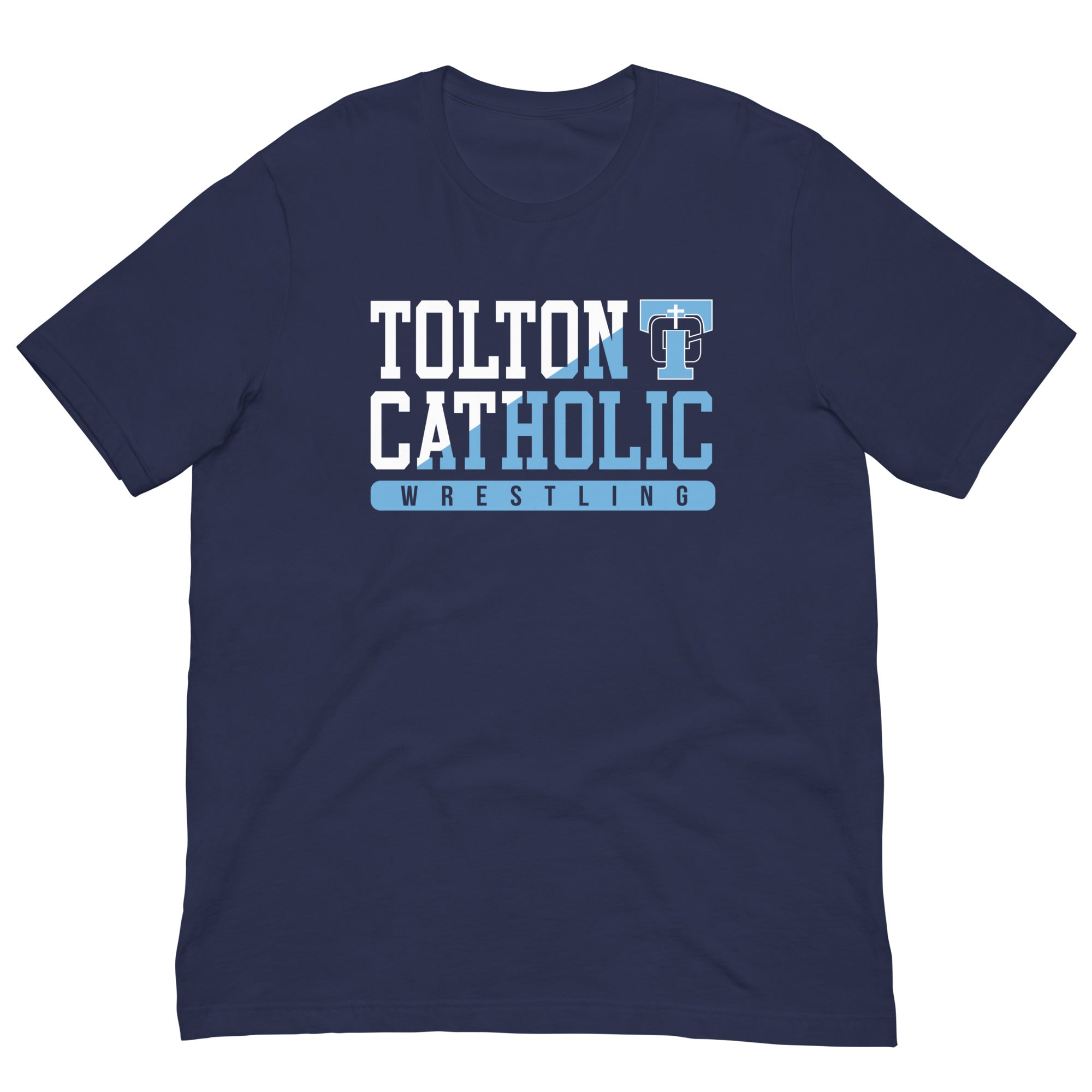 Father Tolton Catholic - Wrestling Navy Unisex Staple T-Shirt