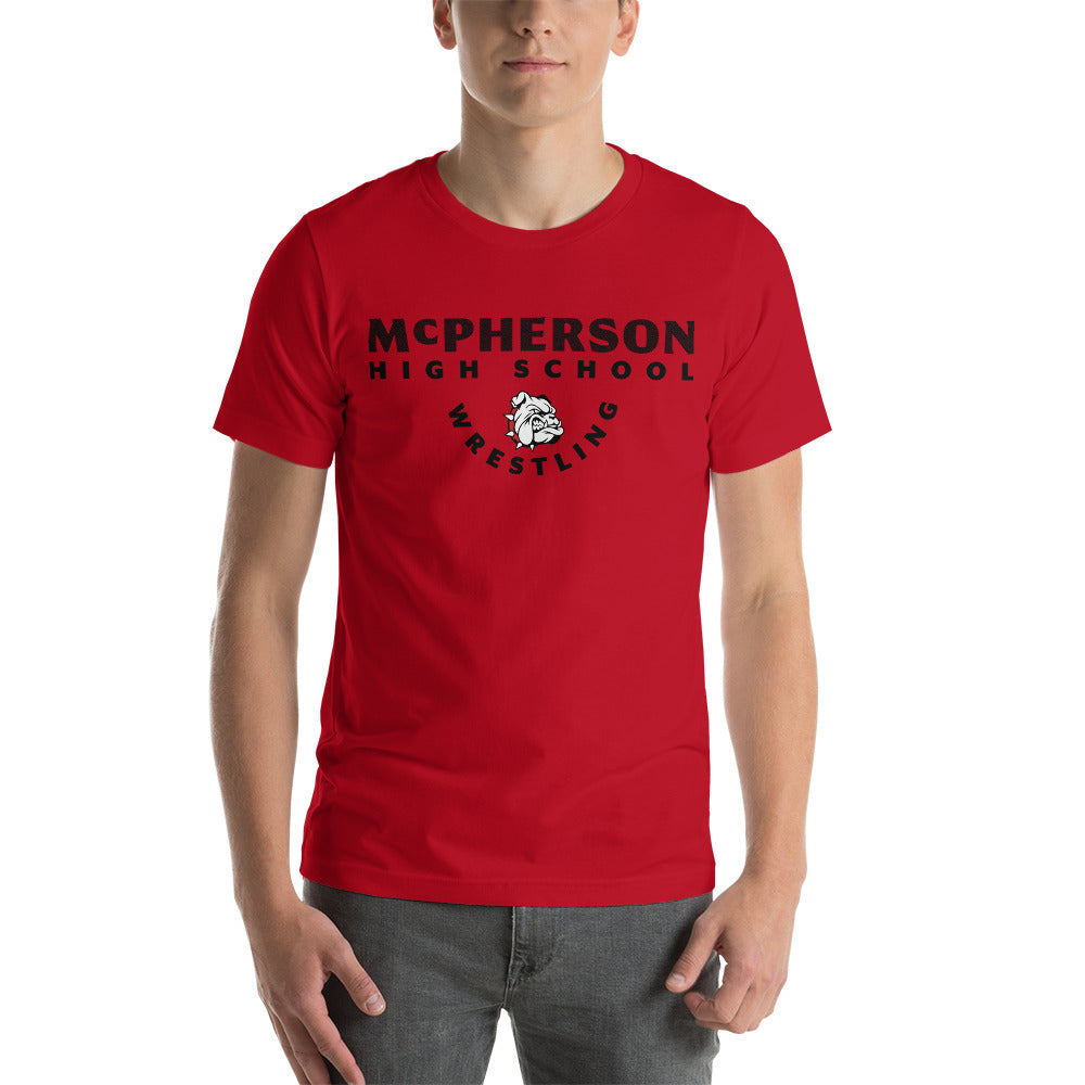 McPherson Wrestling Unisex t-shirt