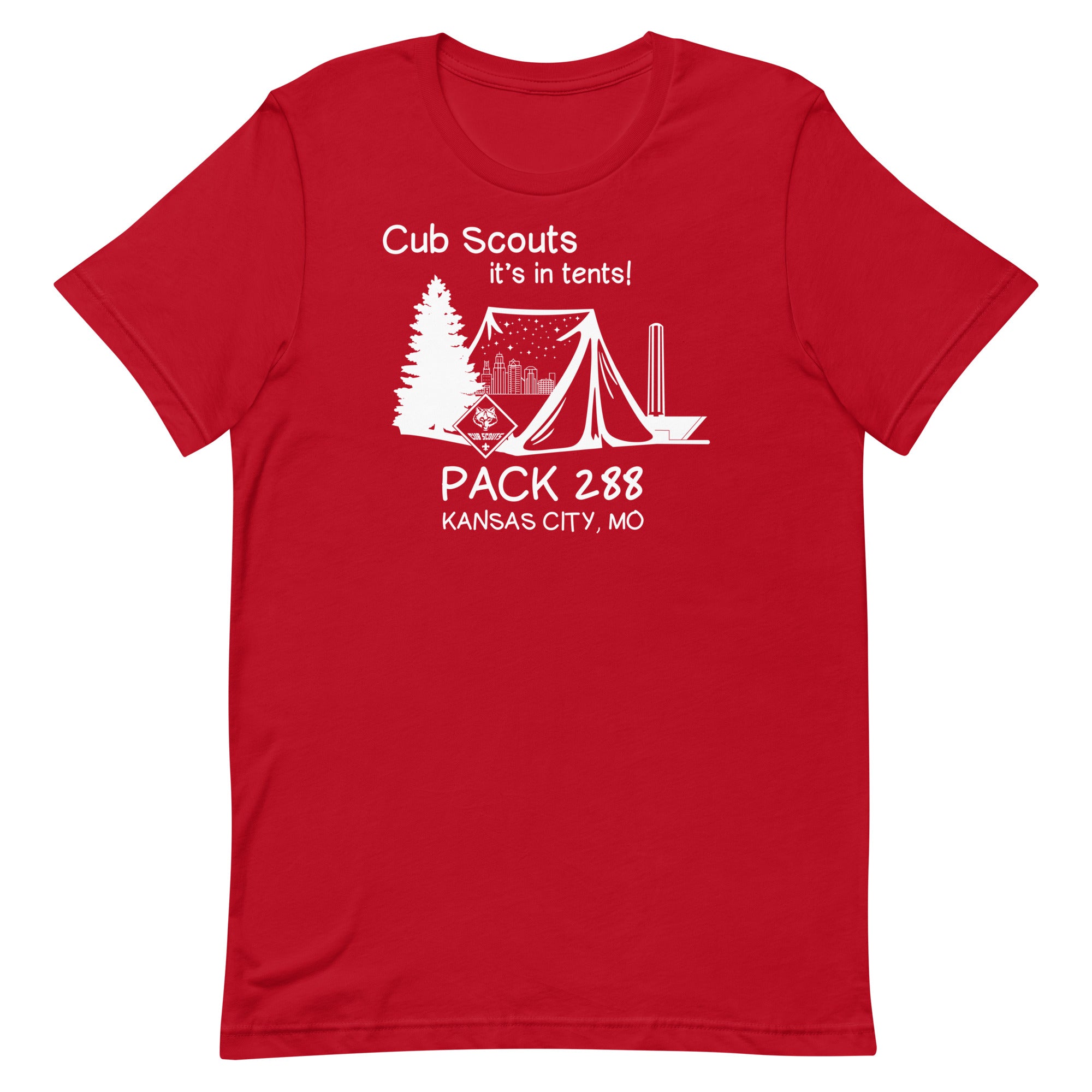 Typisk tæppe Andre steder Boy Scout Pack 288 2022 Unisex t-shirt - Blue Chip Athletic