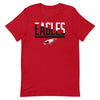 Maize HS Wrestling Eagles Red Unisex Staple T-Shirt