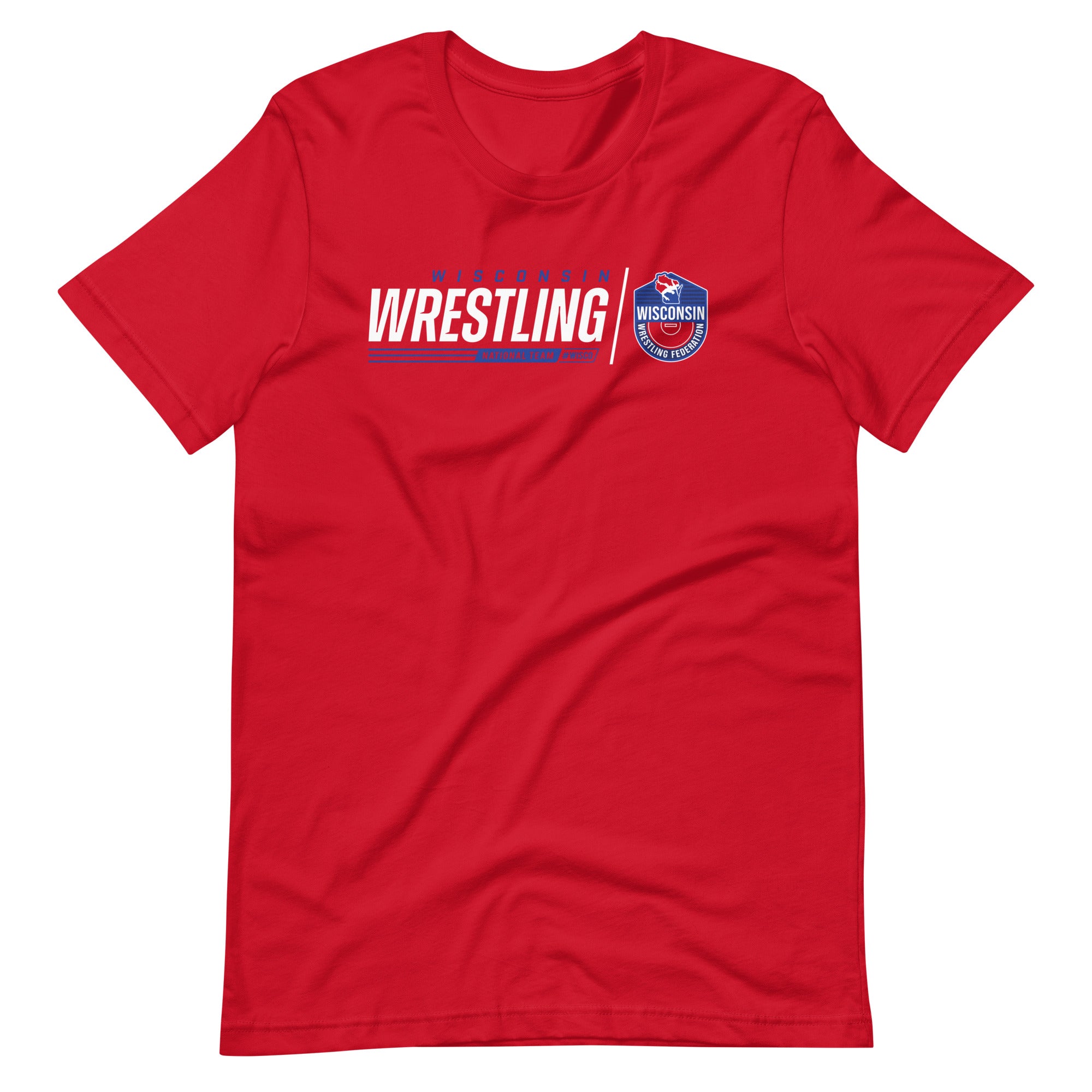 Wisconsin Wrestling Federation Wrestling 2023 Strike Unisex Staple T-Shirt