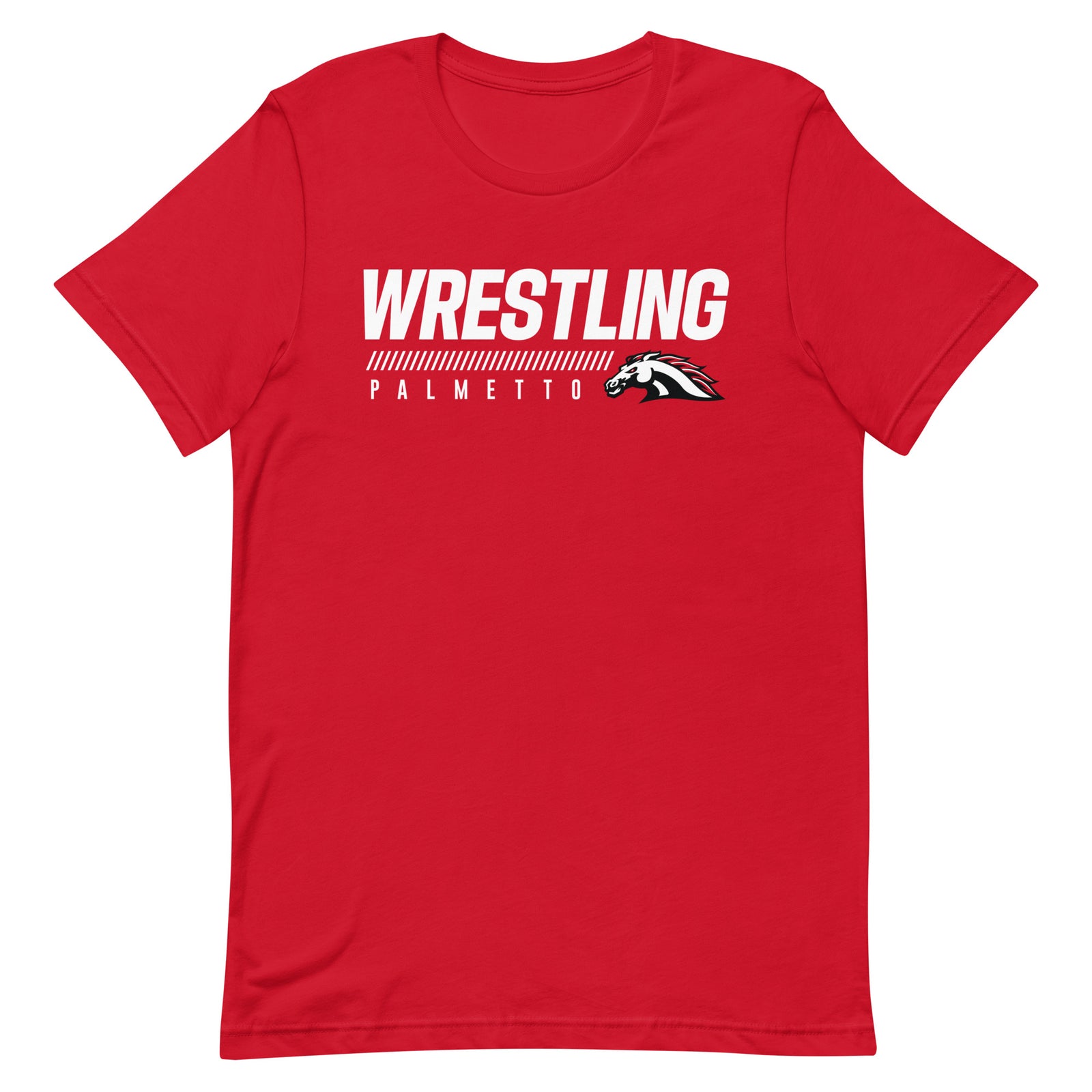 Palmetto Wrestling  Red Design Unisex Staple T-Shirt