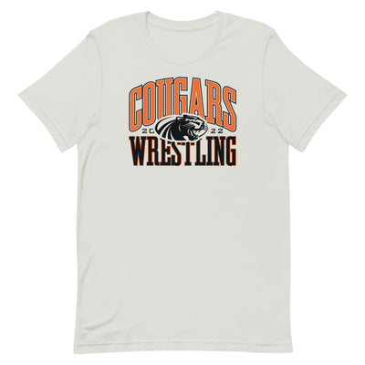 Half Moon Bay Wrestling COUGARS Unisex Staple T-Shirt