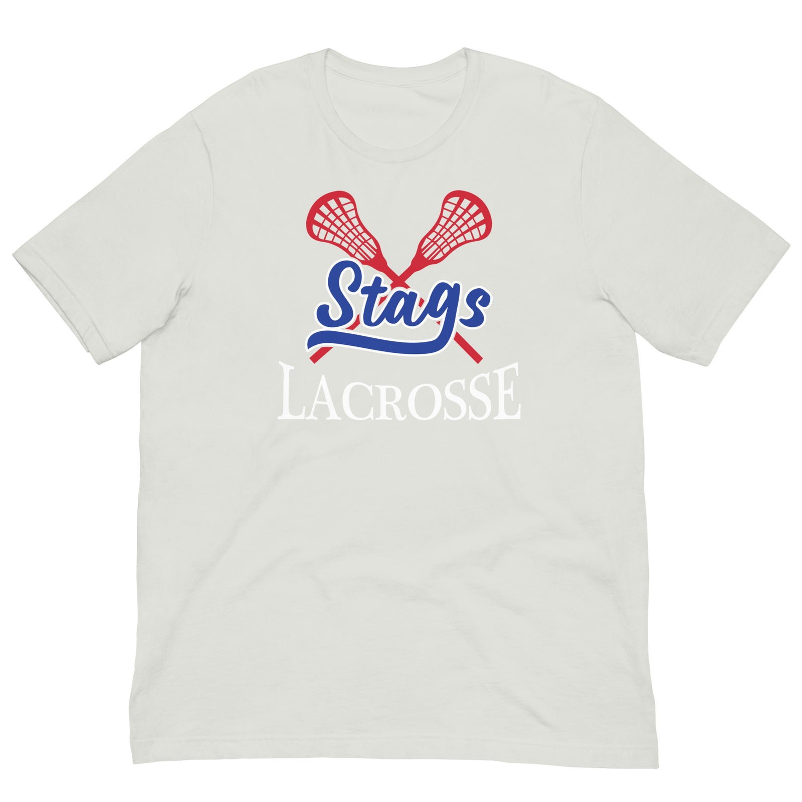 Stags Lacrosse Grey Unisex Staple T-Shirt