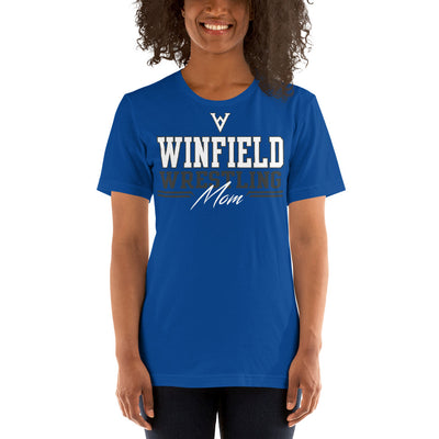 Winfield Wrestling Mom Royal Unisex t-shirt