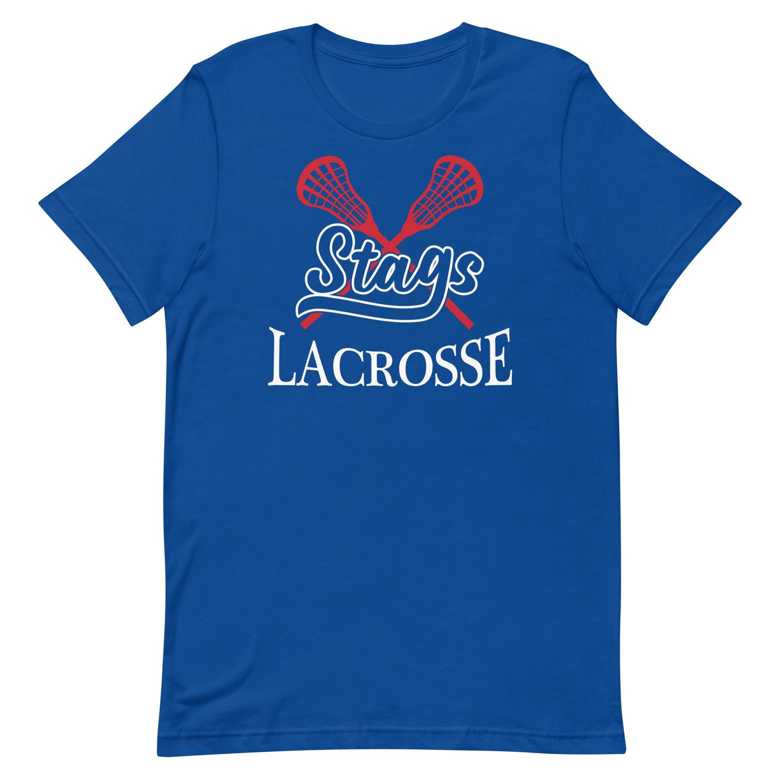 Stags Lacrosse Royal Unisex Staple T-Shirt