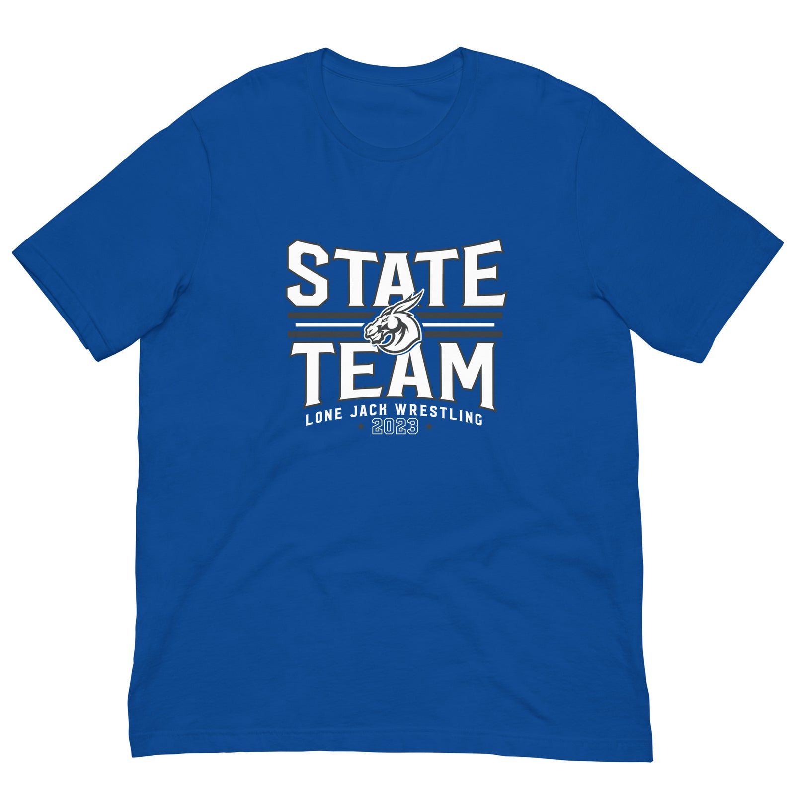 Lone Jack HS Wrestling State Shirts 2023 Unisex Staple T-Shirt