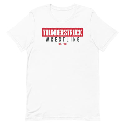 Kansas Thunderstruck Wrestling Black/White Thunderstruck Unisex Staple T-Shirt