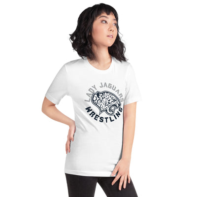 Mill Valley Lady Jaguars White Unisex Staple T-Shirt