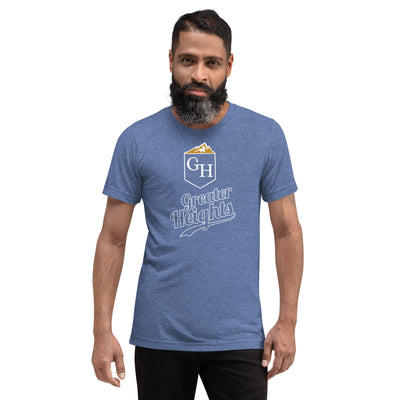 Greater Heights Wrestling Royals Unisex Tri-Blend T-Shirt