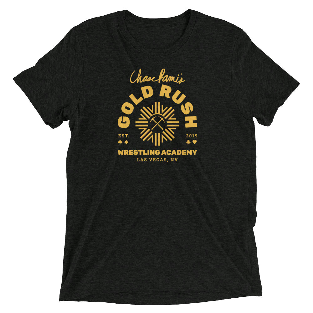 Gold Rush Wrestling Unisex Tri-Blend T-Shirt