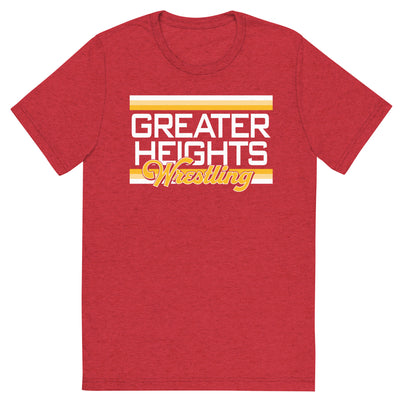 Greater Heights Wrestling Chiefs Unisex Tri-Blend T-Shirt