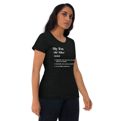 Sly Fox Wrestling Dictionary Short sleeve triblend t-shirt