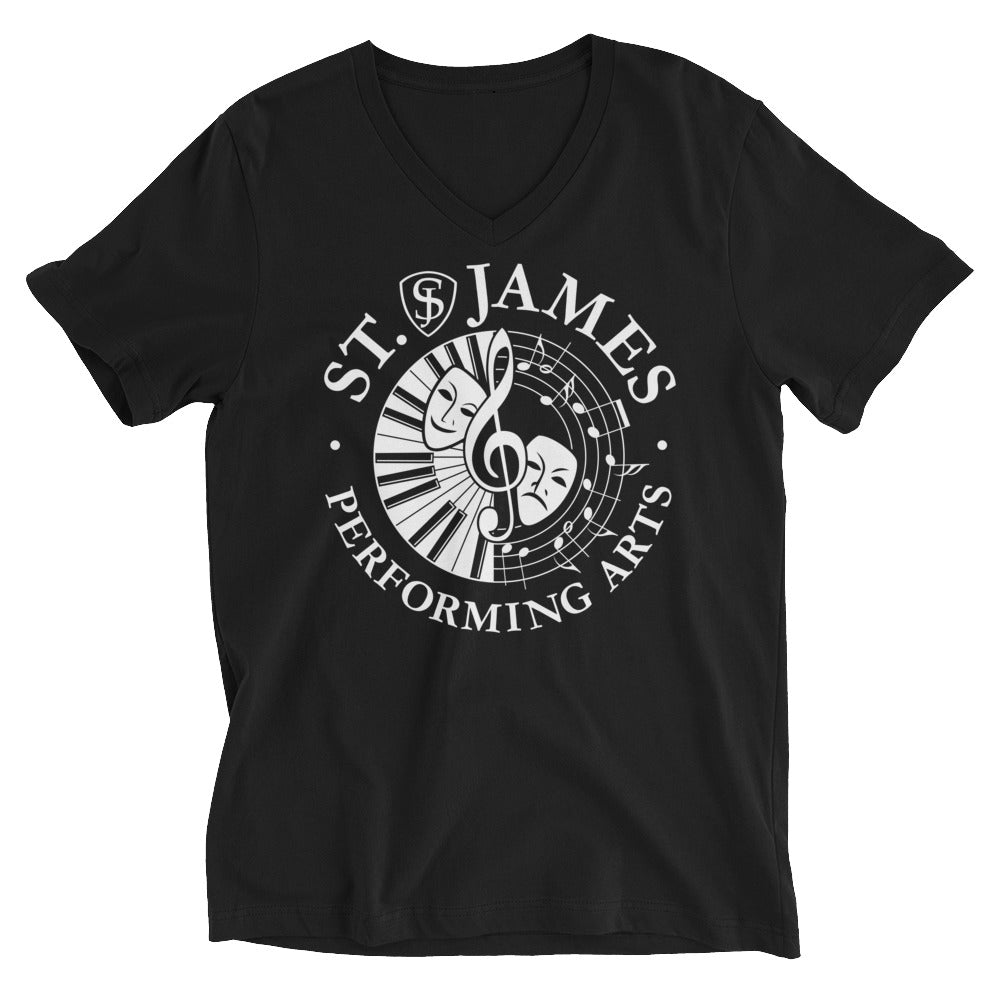 SJA Performing Arts Unisex Short Sleeve V-Neck T-Shirt