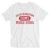 South Orangetown Middle School Unisex Short Sleeve V-Neck T-Shirt