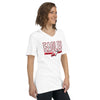 Maize HS Wrestling Eagles Unisex Short Sleeve V-Neck T-Shirt
