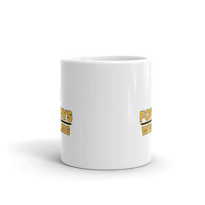 Fort Hays State University Wrestling White glossy mug