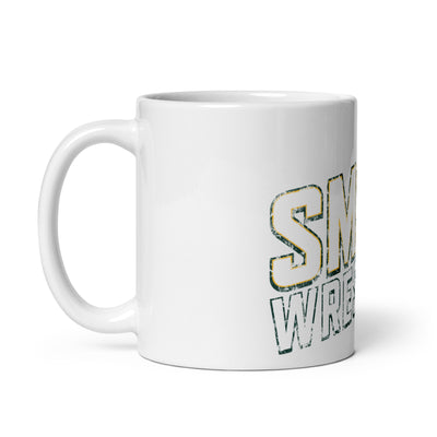 SMS Wrestling White glossy mug
