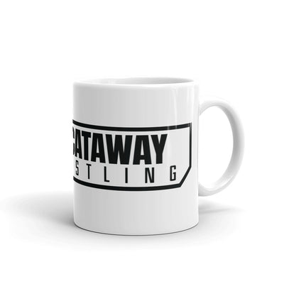 Piscataway Wrestling White glossy mug