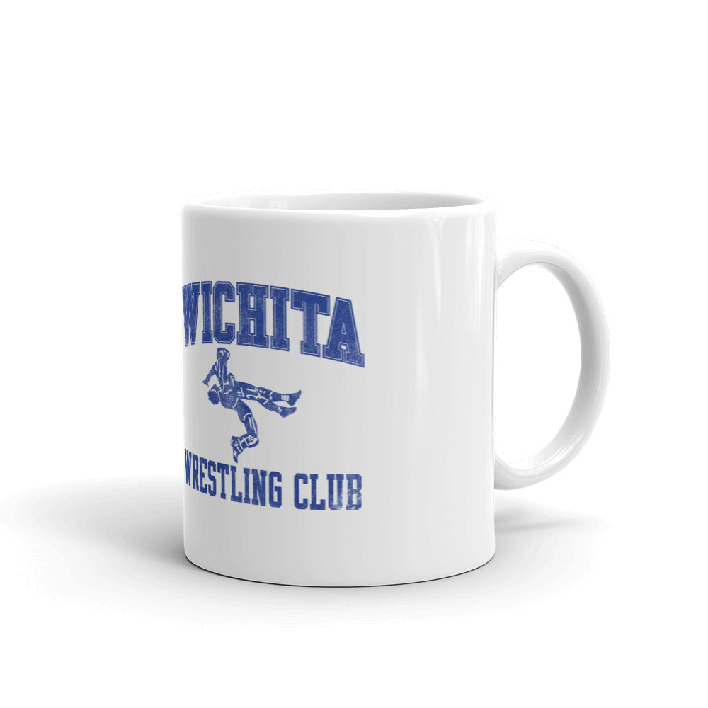 Wichita Wrestling Club White glossy mug
