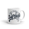 Indy Softball White glossy mug 11oz/15oz