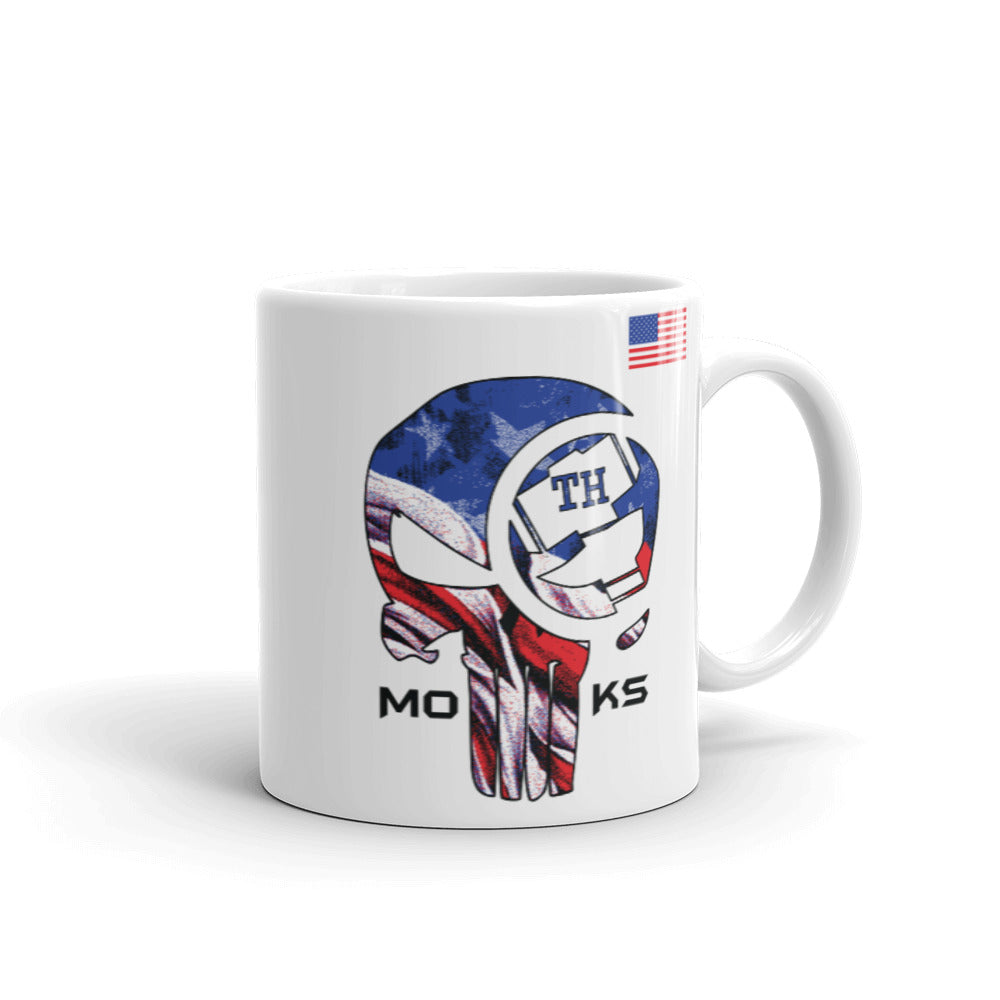 Team Hammer Wrestling Academy White glossy mug