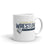 Elkhorn South Wrestling White glossy mug