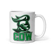 Charles DeWolf Middle School White glossy mug