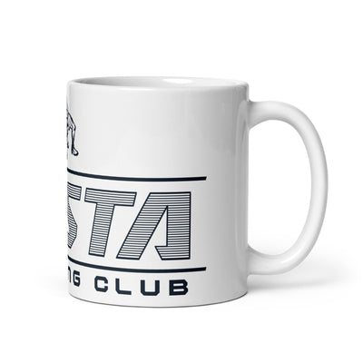 OE-STA Wrestling Club White glossy mug