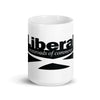 City of Liberal White glossy mug