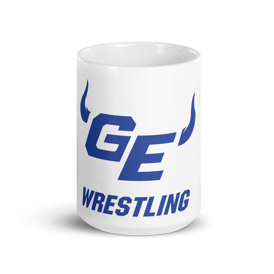 Gardner Edgerton Wrestling White glossy mug