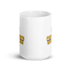 Fort Hays State University Wrestling White glossy mug