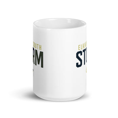 Elkhorn South Storm White glossy mug