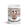 Clay Center Community HS Wrestling White Glossy Mug