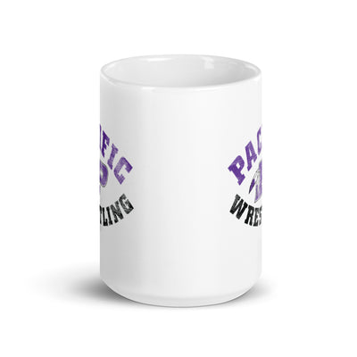 Pacific Wrestling White glossy mug