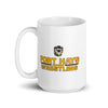 Fort Hays State University Wrestling White glossy mug