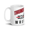 Kansas Thunderstruck Wrestling White Glossy Mug