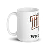 Clay Center Community HS Wrestling White Glossy Mug