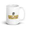 Fort Hays State University Wrestling White glossy mug