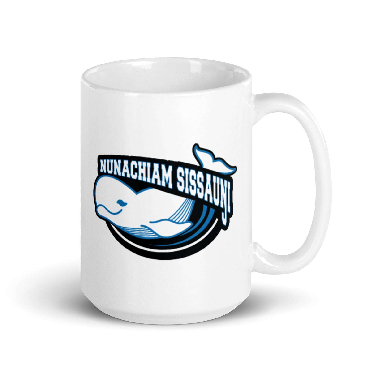 Buckland School NUNACHIAM SISSAUŊ White glossy mug