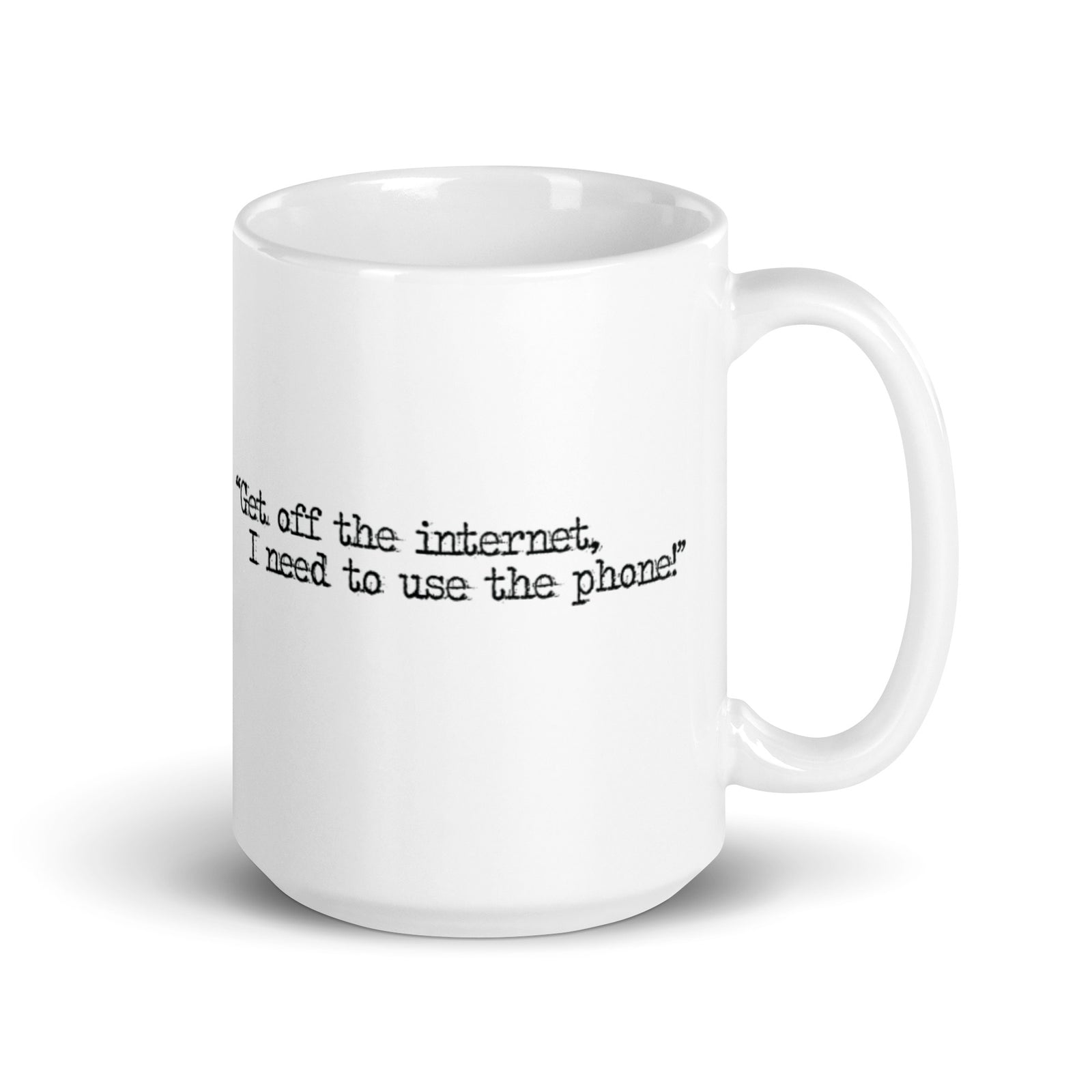 Xennials White glossy mug