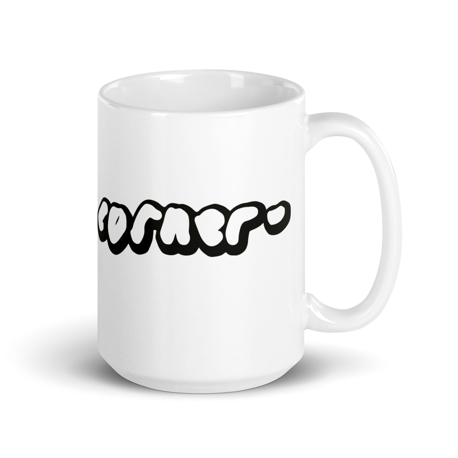 Burlington HS Wrestling In Your Corner White Glossy Mug