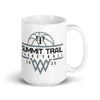 Summit Trail Middle School Basketball White Glossy Mug