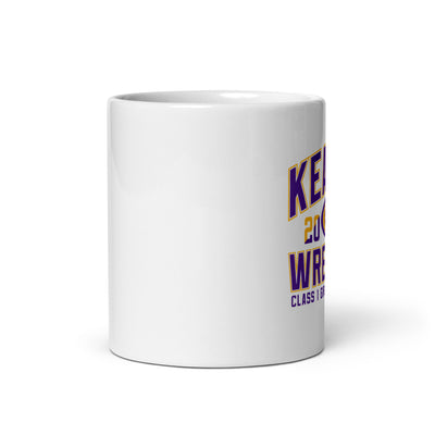 Kearney Wrestling Girls State Champs White White Glossy Mug