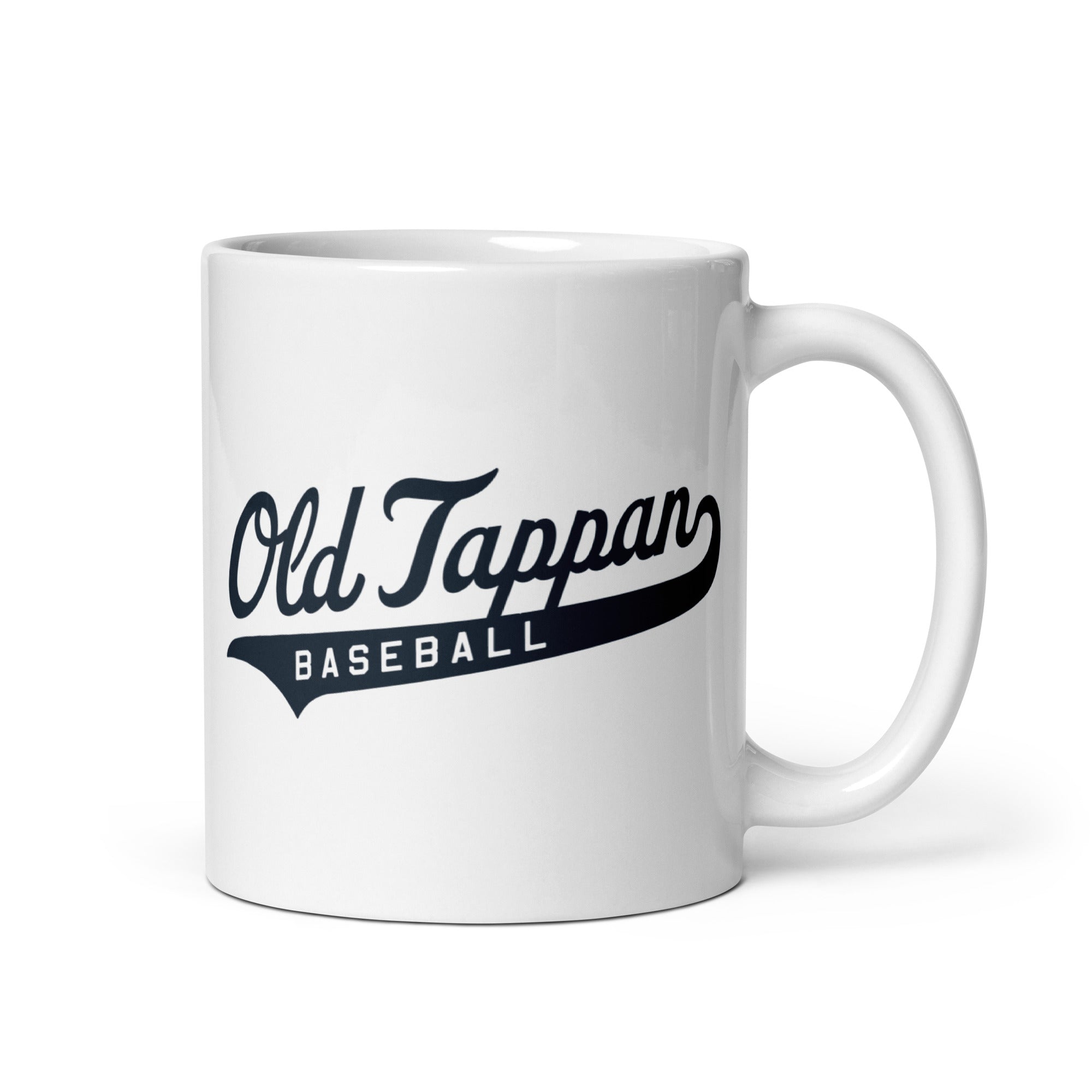 OT Baseball and Softball League - Baseball White Glossy Mug